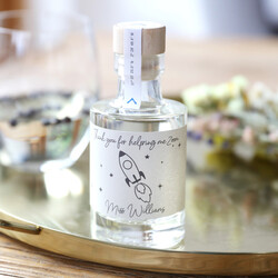 Personalised 'Thank You' Teacher 10cl Alcohol
