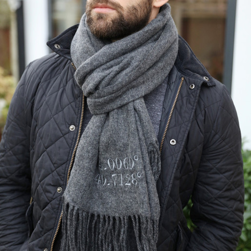 personalised scarf