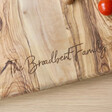 Lisa Angel Personalised Olive Wood Serving Board