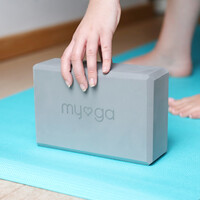 Grey Yoga Brick