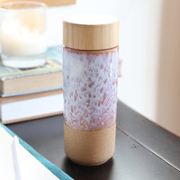 Sass & Belle White Glaze Stoneware Bottle