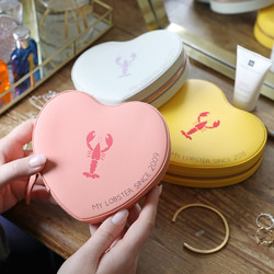 Personalised 'My Lobster' Heart Travel Jewellery Case