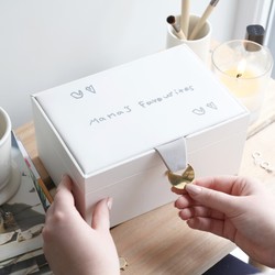 Personalised 'Your Drawing' Two Tier Jewellery Box