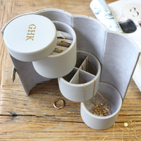 Personalised Gold Star Travel Jewellery Tube