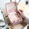 Lisa Angel Ladies' Personalised 'Your Drawing' Square Travel Jewellery Box