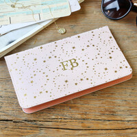 Personalised Initials Slim Travel Wallet