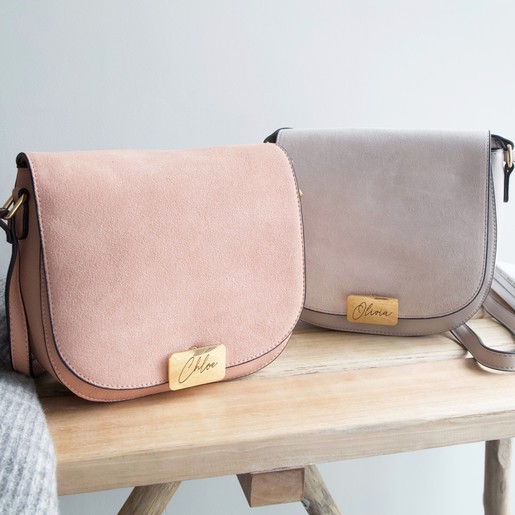 blush pink crossbody bag