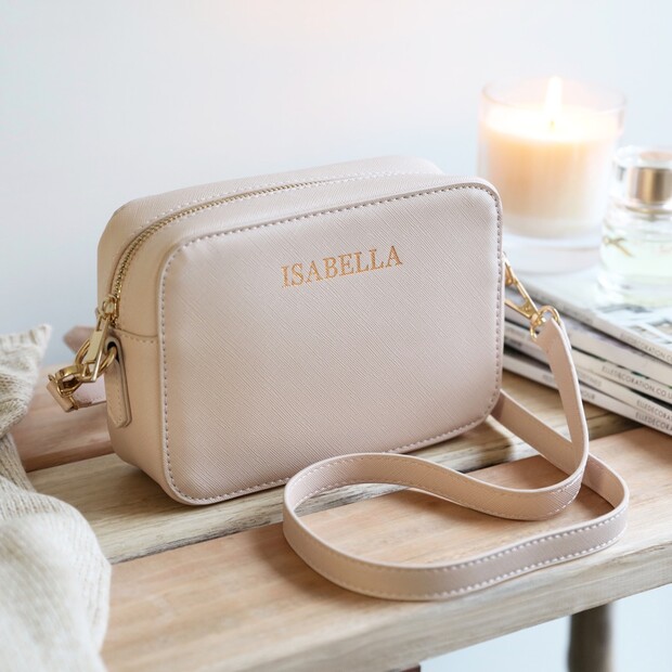 Personalised Rectangular Crossbody Bag Lisa Angel