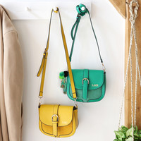 Personalised Vegan Leather Crossbody Handbag