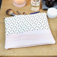 Pink and Polka Dot Wash Bag