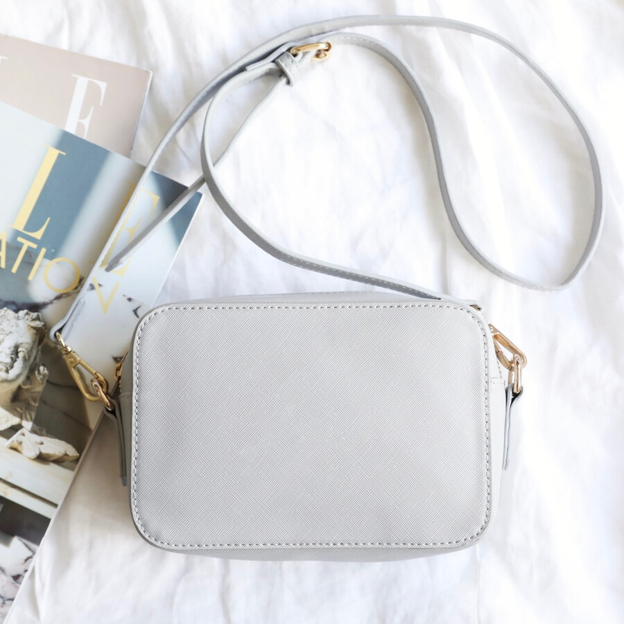Personalised Foiled Rectangular Crossbody Bag Lisa Angel
