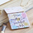 Floral 'Mum' Compact Mirror for Her