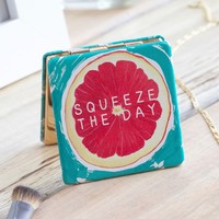 Fruity 'Squeeze The Day' Compact Mirror