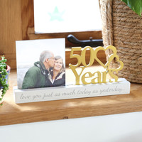 '50 Years' Anniversary 4" x 4" Photo Frame