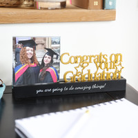 'Congrats on your Graduation' 4" x 4" Photo Frame