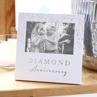 Diamond Anniversary Photo Frame