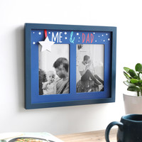 'Me & Dad' Double 4" x 6" Photo Frame