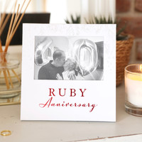 Ruby Anniversary 6" x 4" Photo Frame