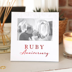 Ruby Anniversary 6" x 4" Photo Frame