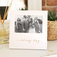 Wedding Day 6" x 4" Photo Frame