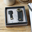 Lisa Angel Men's Key Tidy & 16GB Flash Drive Keyring