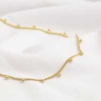 Bobble Chain Necklace in Gold