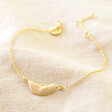 Lisa Angel Ladies' Set of Two Gold Kissing Moon Friendship Bracelets