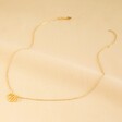 Lisa Angel Delicate Cut Out 'Mama' Heart Pendant Necklace in Gold