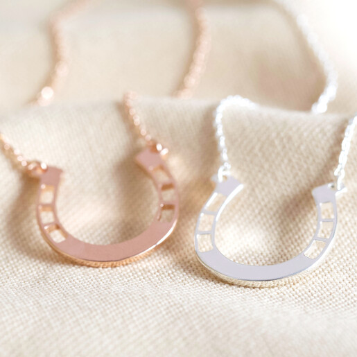 Lisa Angel Horseshoe Necklace