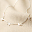 Lisa Angel Mama Charm Necklace in Silver