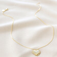 Lisa Angel Personalised Sunbeam Heart Locket Necklace