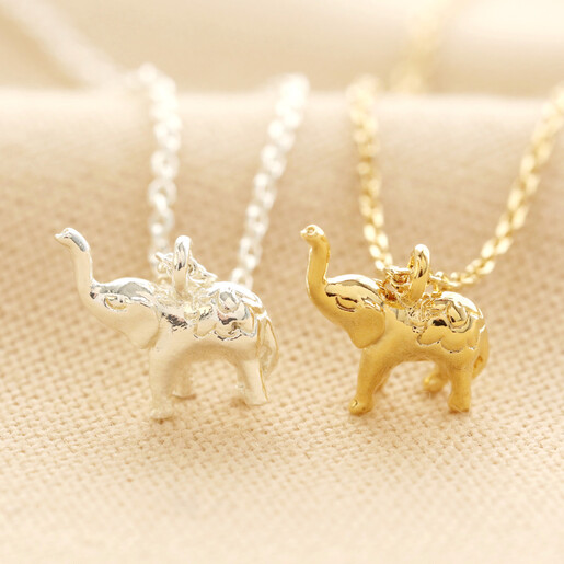 Three hot sale elephant necklace