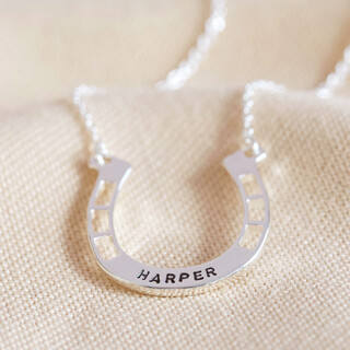 Personalised Horseshoe Necklace