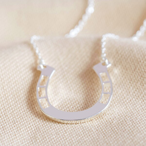 Silver Horseshoe Necklace