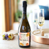 Personalised 'Sorry We Can't Bubble, But I Love You' Prosecco