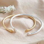 Personalised Adjustable Hug Hands Bangle