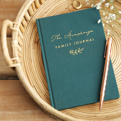 Personalised Fabric Family Journal