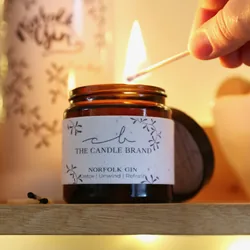 The Candle Brand Burn + Bloom Norfolk Gin Candle