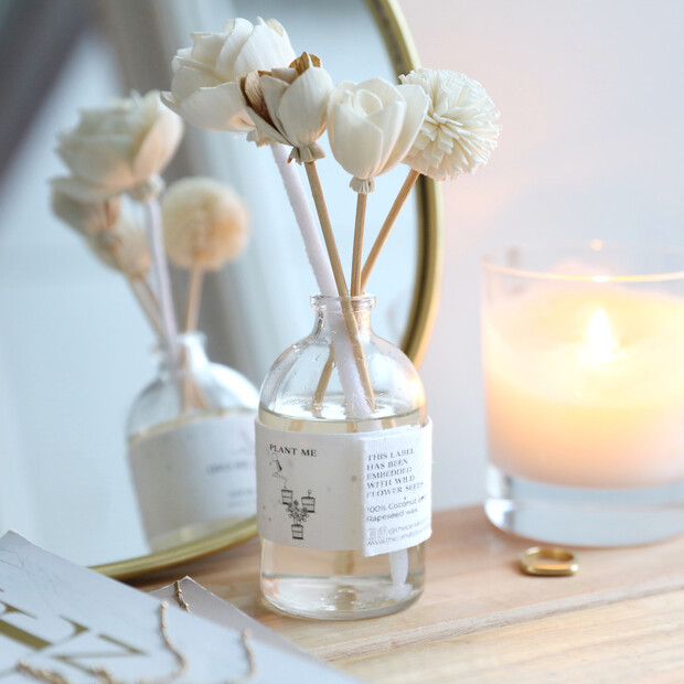 The Candle Brand Peony and Rose Flower Diffuser main image 1