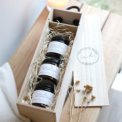 The Candle Brand Set of 3 Burn + Bloom Candles