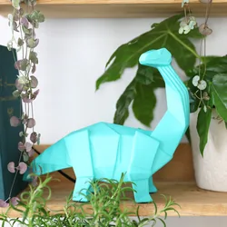 Disaster Designs Green Origami Diplodocus Dinosaur LED Night Light