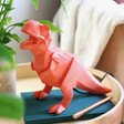 Lisa Angel Kids Disaster Designs Nordikka Orange Origami T-Rex Dinosaur Lamp