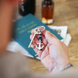 Lisa Angel Men's Stainless Steel Anchor and Rope Keyring