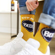 Set of Three Men's Beer Socks Gift Set