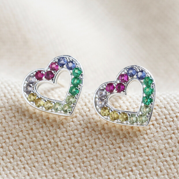 Rainbow Sapphire and Diamond Earrings — Kojis Jewellery