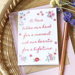 'A Nana Holds Our Hand' Greeting Card