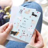 'Best Dog Mum' Greeting Card