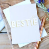 Lisa Angel Ladies' 'Bestie' Greeting Card