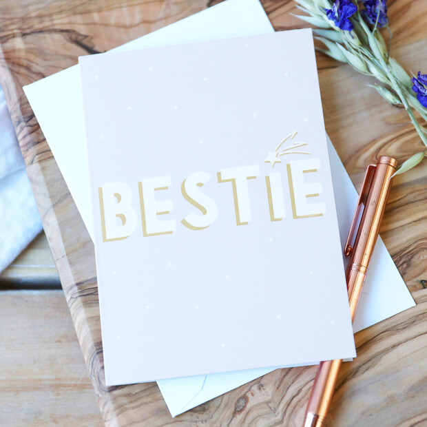 'Bestie' Greetings Card 'Bestie' Greetings Card
