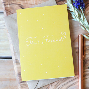 'True Friend' Greeting Card